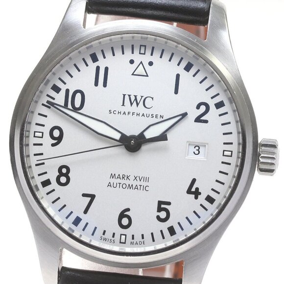 IWC Pilot watch mark XVIII IW327002 Date Silver Dial Automatic Men's_840323 - Picture 1 of 6